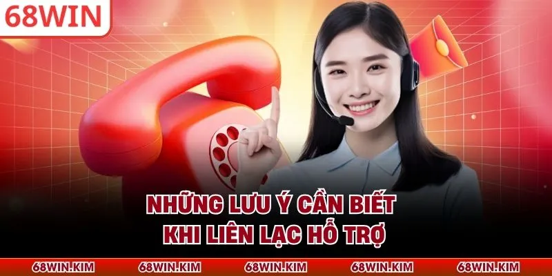 Những lưu ý cần biết khi liên lạc hỗ trợ